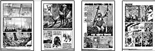 comic book pages from hell